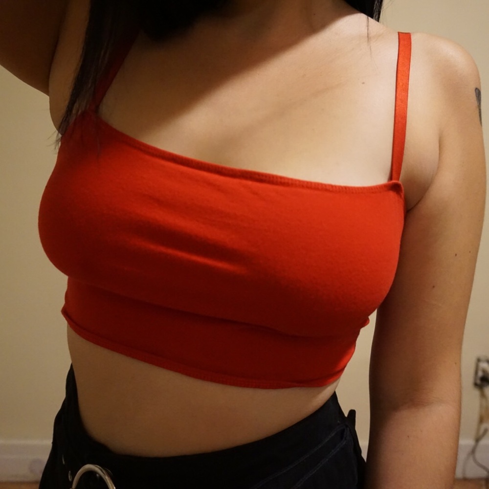 Red American apparel cami